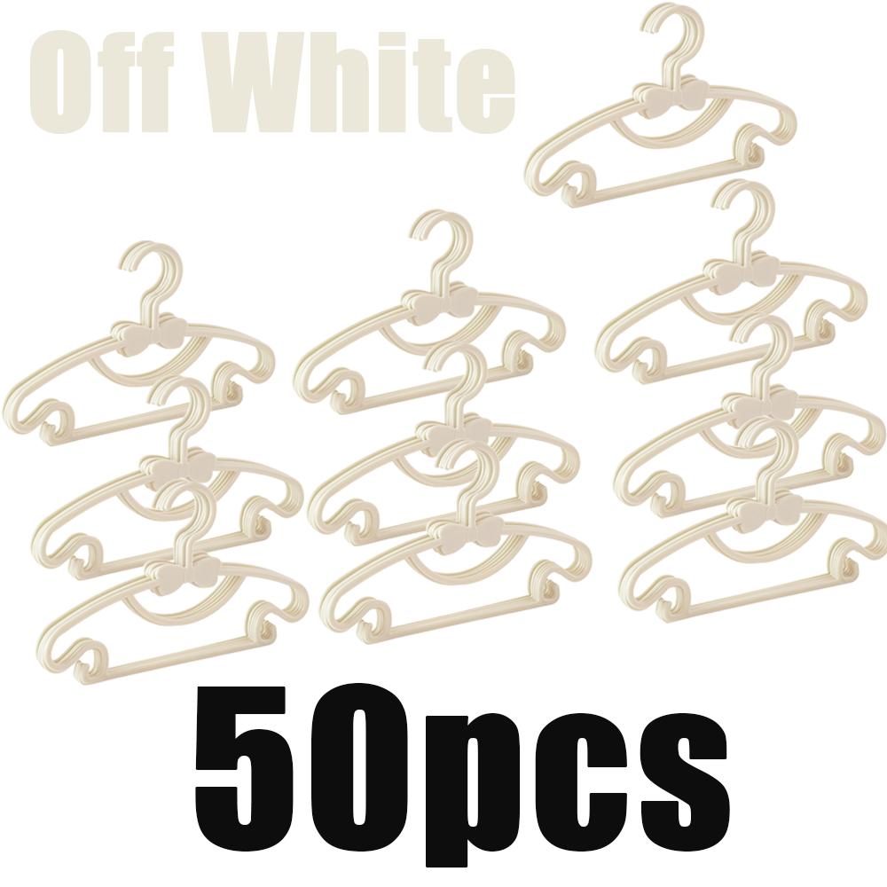 5/10/20/30/50pcs Of Children's Hangers Plastic Portable Towel Scarfs Hangers Kids Clothing Closet Storage Hanger Racks Accessory