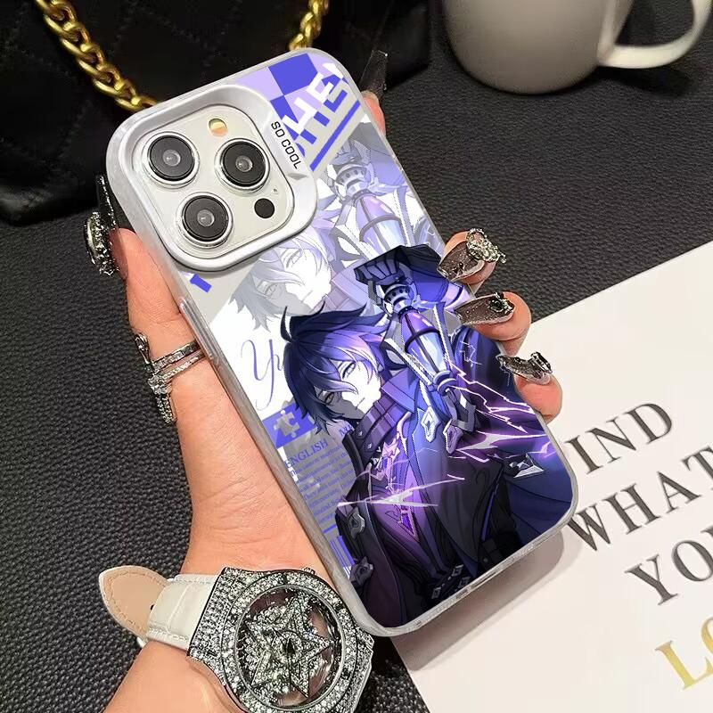 Genshin Impact Flins Columbina Phone Case For Xiaomi POCO X6 X3 M6 F6 F5 X5 X6 X7 F7 Pro 11 Lite 12 13 14 13T 14T 15T Pro Cover