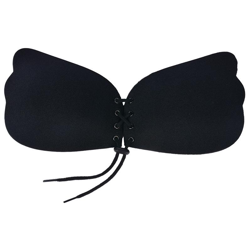 Butterfly Wing Push-Up Bra with Invisible Strapless Design and Nipple Covers