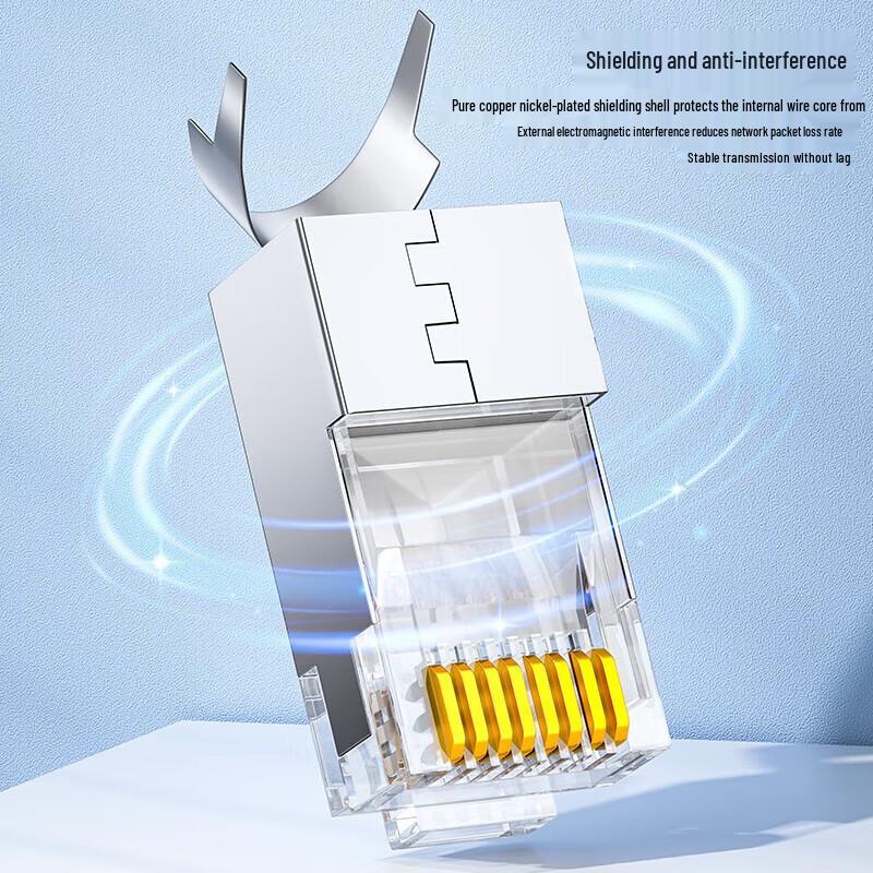 SAMZHE Cat7 RJ45 Shielded Network Connectors