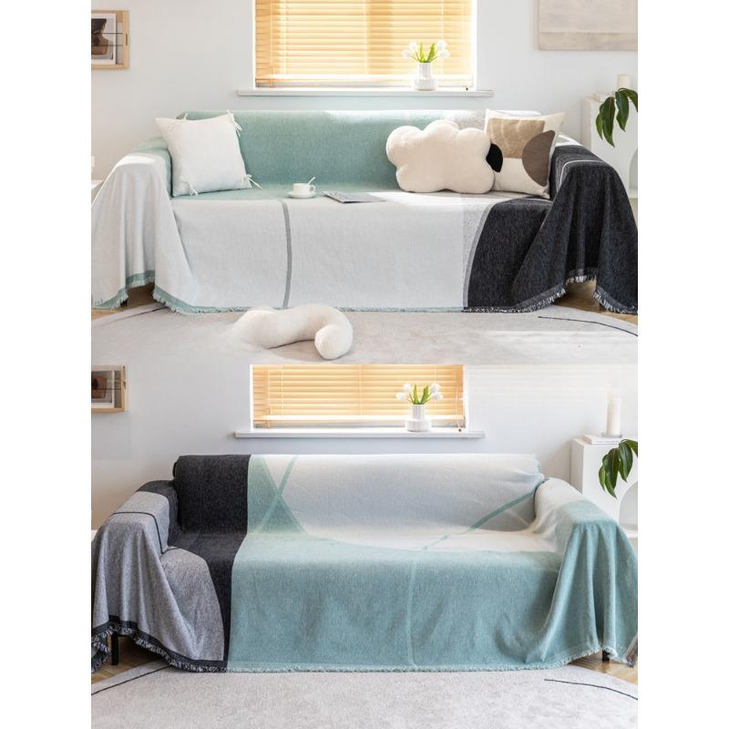 

Ткань для чехла на диван, подушка для дивана из синели с защитой от кошачьих царапин, противоскользящий чехол в полном комплекте, современная и простая универсальная ткань, утолщенная 180*130cm