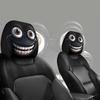 Reusable Car Headrest Covers Humorous Design Breathable Mesh Comfortable Neck Support Ergonomic Shape  for Long Drives