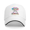 100 Days of School Baseball Boys 100th Day of School Baseball Cap  Classic Women Men Hip Hop Hats Kpop Rock Snapback Cap Gift