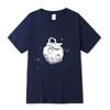 Men Tshirt High Quality 100 Cotton Short Sleeve Fun Casual Astronaut Print Men Tshirt Casual O