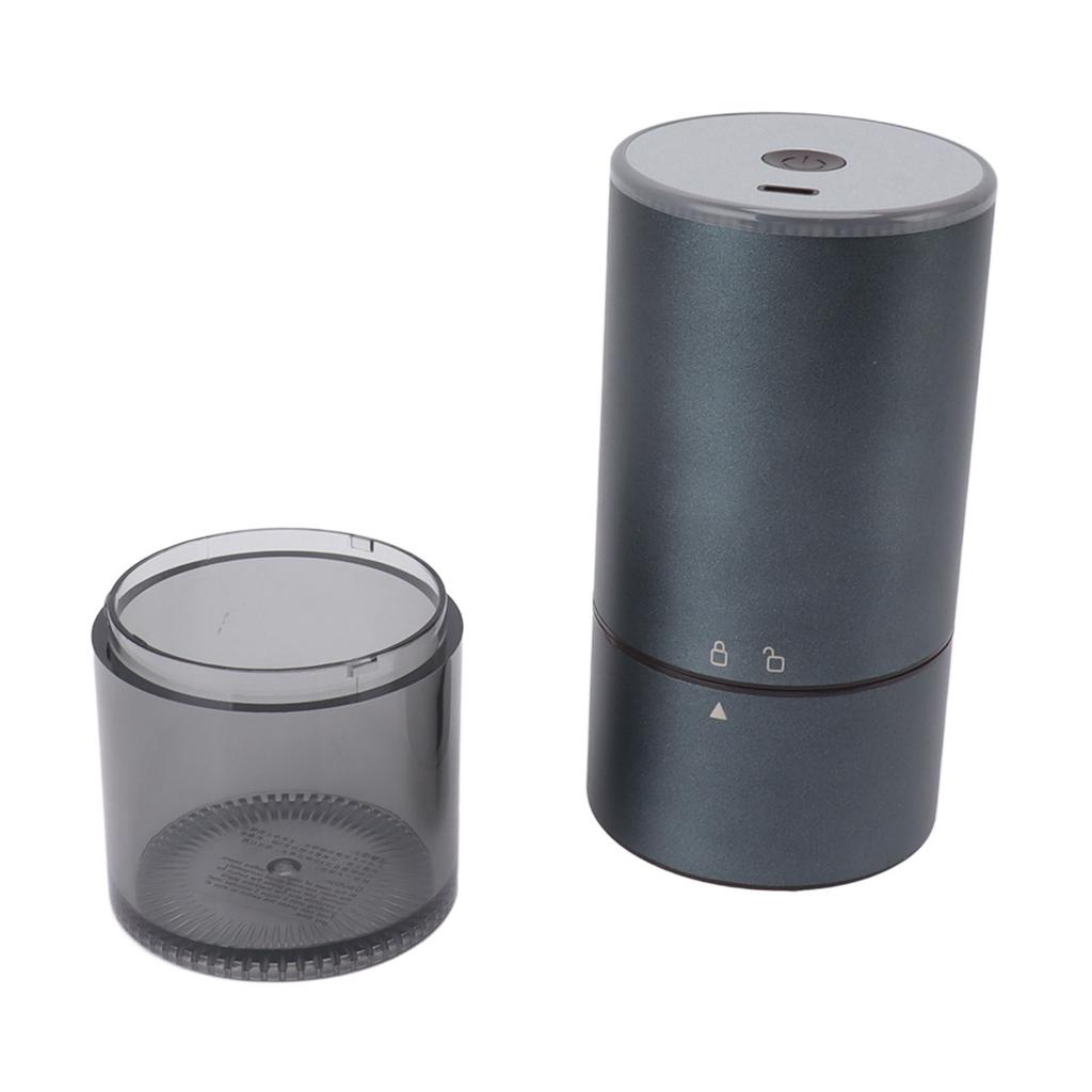 Electric Coffee Grinder Fine Coarse Adjustable Automatic USB Charging Portable Cordless Bean