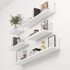 Drill-Free Wall-Mounted Wooden Shelf