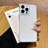 New Model Suitable for Apple 16promax Creative Square Mobile Phone Case Anti Fall IPhone 15 Transparent 13 Protection Case