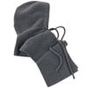 Korean Style Winter Balaclava Hat Solid Color Knitted Hooded Beanie Hood Scarf Combo  Trendy Girls