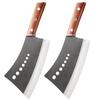 Forged Kitchen Chef Knife Set High Carbon Steel Meat Vegetables Slicing Knives Professional Butcher Chop Bone Cleaver Knife