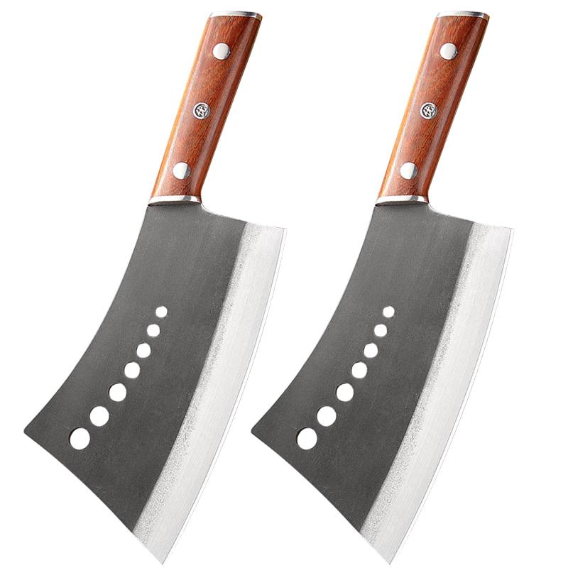 Forged Kitchen Chef Knife Set High Carbon Steel Meat Vegetables Slicing Knives Professional Butcher Chop Bone Cleaver Knife