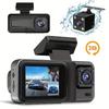 Neu 1080P Auto Fahren Recorder 3 Kameras 3-kanal Auto DVR Black Box Nachtsicht Video Recorder Versteckte Recorder hinten View Kamera