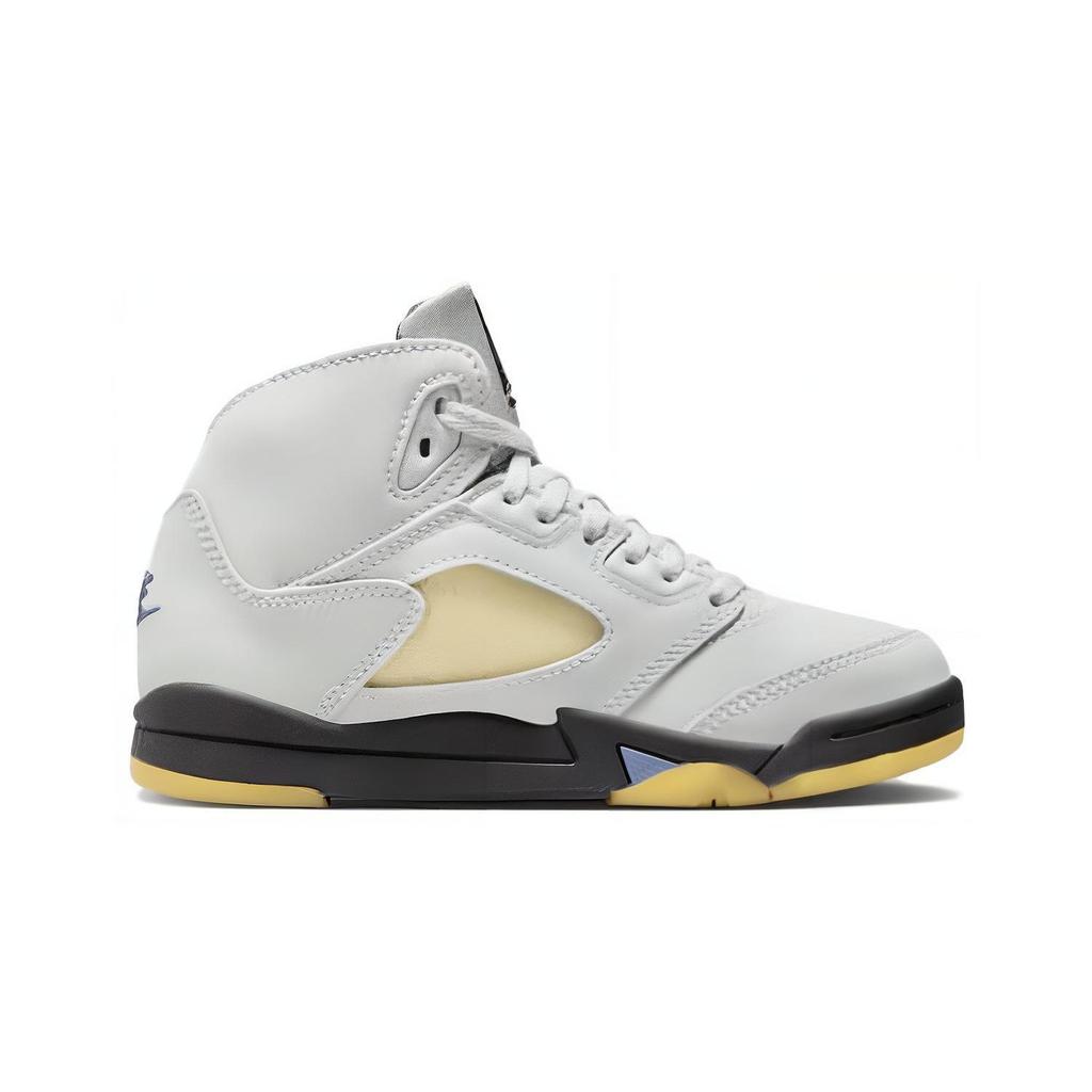 A Ma Maniére x Air Jordan 5 Retro PS Dawn Zapatillas para Niños Gris Polvo Fotón Negro FZ3356-004