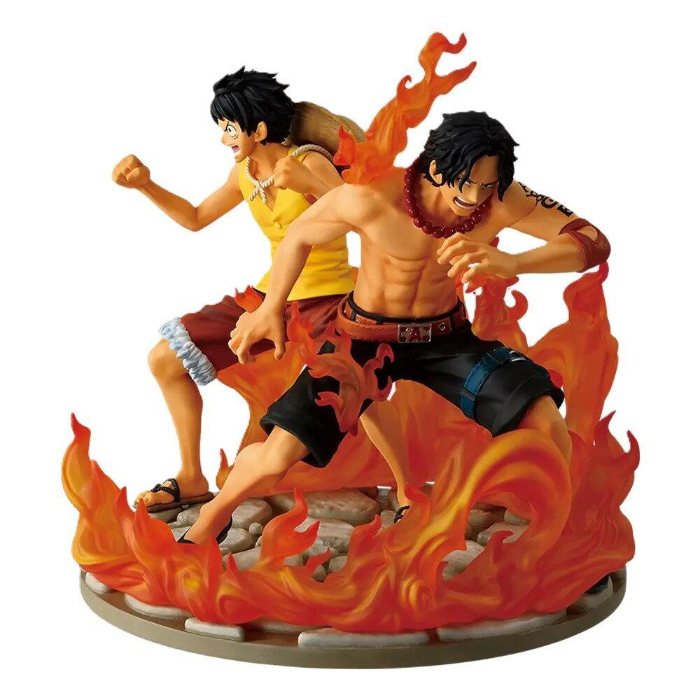 Unopened Ichiban Kuji One Piece Dramatic Memories Last Prize Revible Moment Ace Luffy Figure