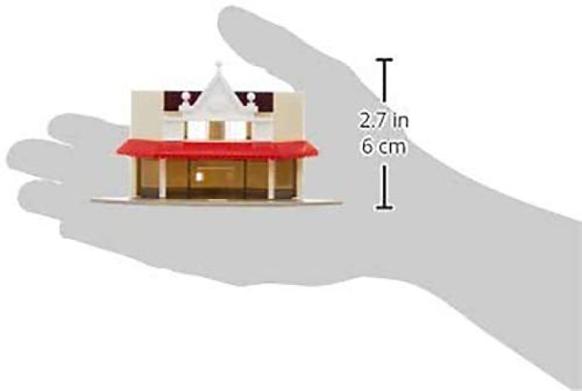 TOMIX N Gauge Corner Store Set Dark 4215 Railway Model Supplies Brown/Cream