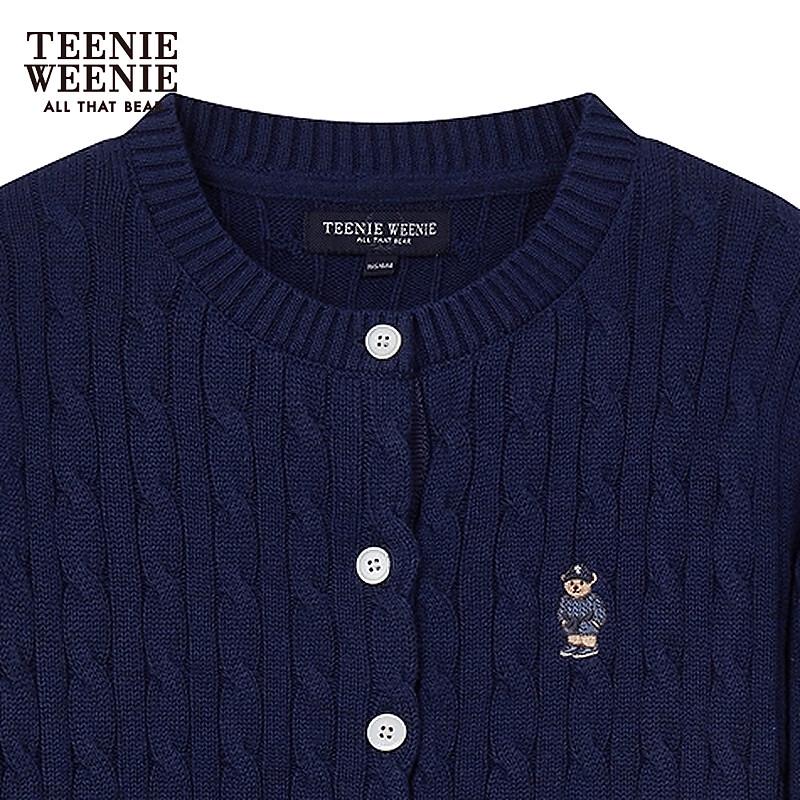 Teenie Weenie Women's Striped Knit Cardigan