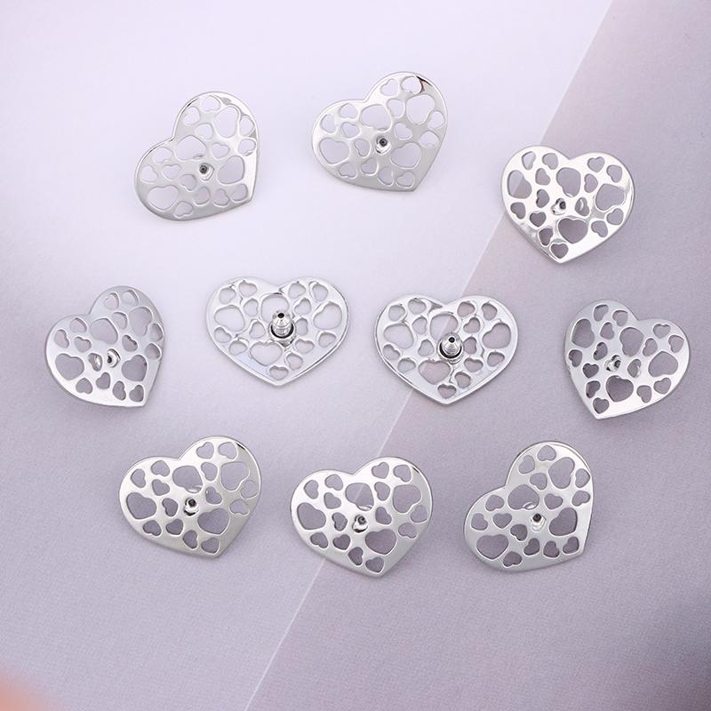 10Pcs Anti-Drop Earring Backs Anti-Slip Auxiliary Stabilizers Diy Earring Accessory Jewelry Security Fasteners Decorative Backs