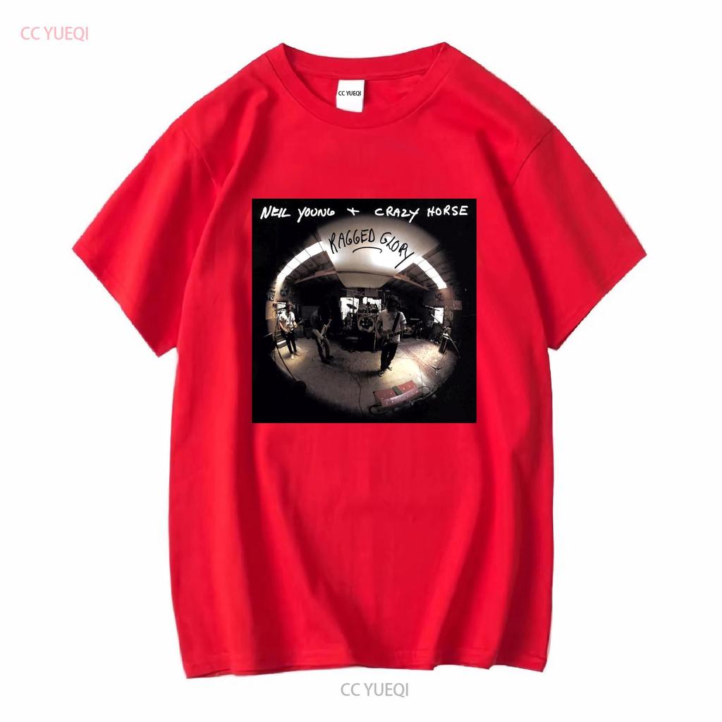 RAGGED GLORY Neil Young Crazy Horse T Shirt America USA Canada Music Garage Rock Grunge Rare Vinyl Cover Original Man Woman