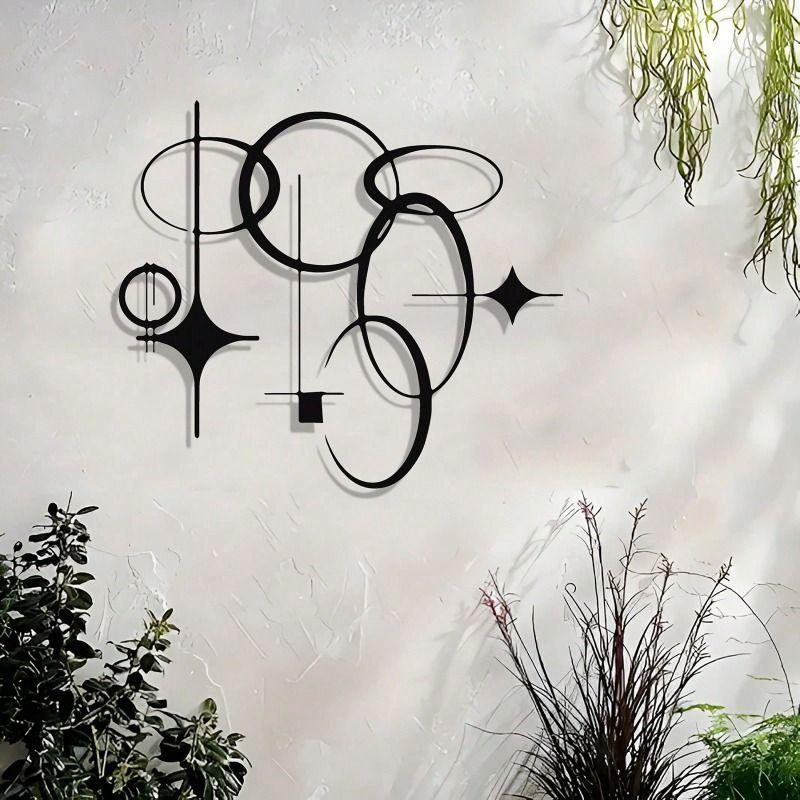 Fashion Metal Wall Decor for Entryway Office Bedroom