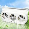 Solar Powered Car Exhaust Fan 5000RPM   Circulation Vehicle Cooling Vent Fan with USB Interface
