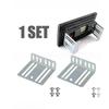Double Din Car Radio Installation Kit With Mp5 Holder And Support Bracket Compatible With 2 Din Car Stereo Replacement Units