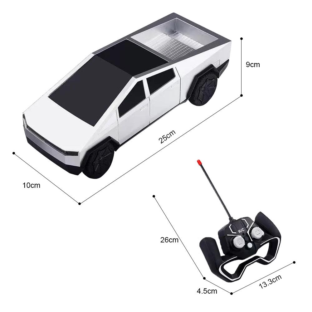 1:24 Pickup Remote Control Car, 4WD Off-Road RC Truck Toy,27MHz Wireless Remote Car with LED Lights,Birthday Gift for Boys Kids