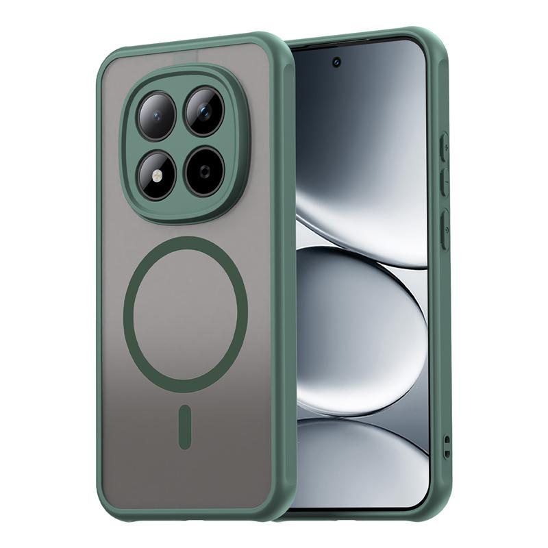 Magnetic Wireless Charging Matte Case For Xiaomi Redmi Note 15 Pro Pro+ 5G Note15 4G Cover Frosted Protective Shell Fundas Coque