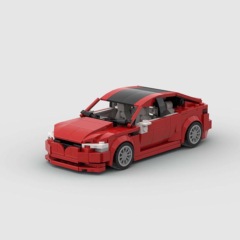 

Compatible Lego Race Car MOC Model: Educational Building Blocks for Kids