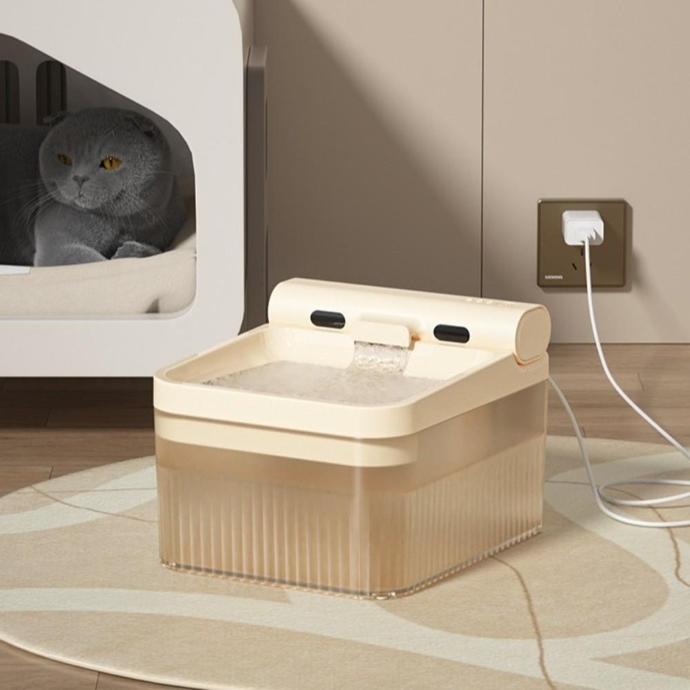 Triple Filtered Cat Automatic Water Fountain Large Capacity USB Electric Pet Water Dispenser Silent Operation Smart