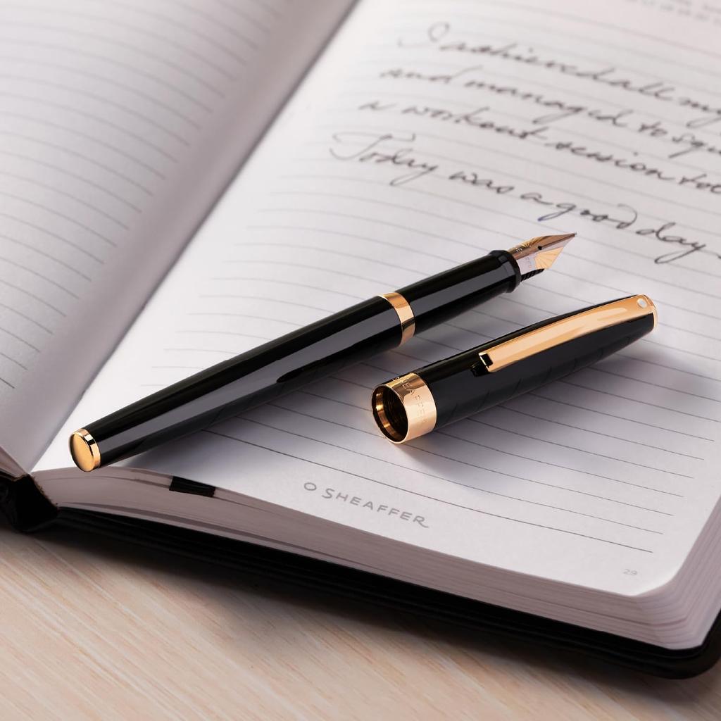 Sheaffer Fluted Gold Tone Cap and Ballpoint Pen Sagaris, Barrel, (e2947451)