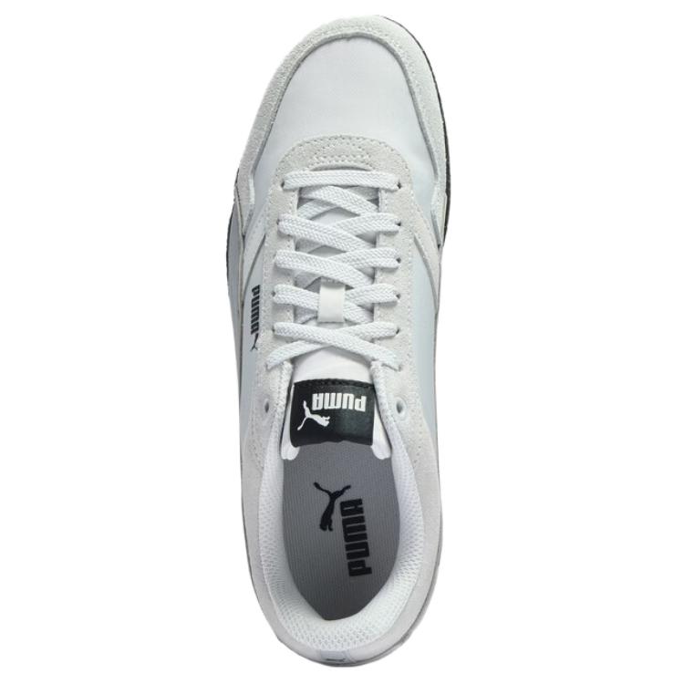 Puma Bella Donna Fabric Synthetic Leather Nubuck Nylon Comfortable Versatile Low-Top Casual Shoes Women Sneaker Gray 403554-15