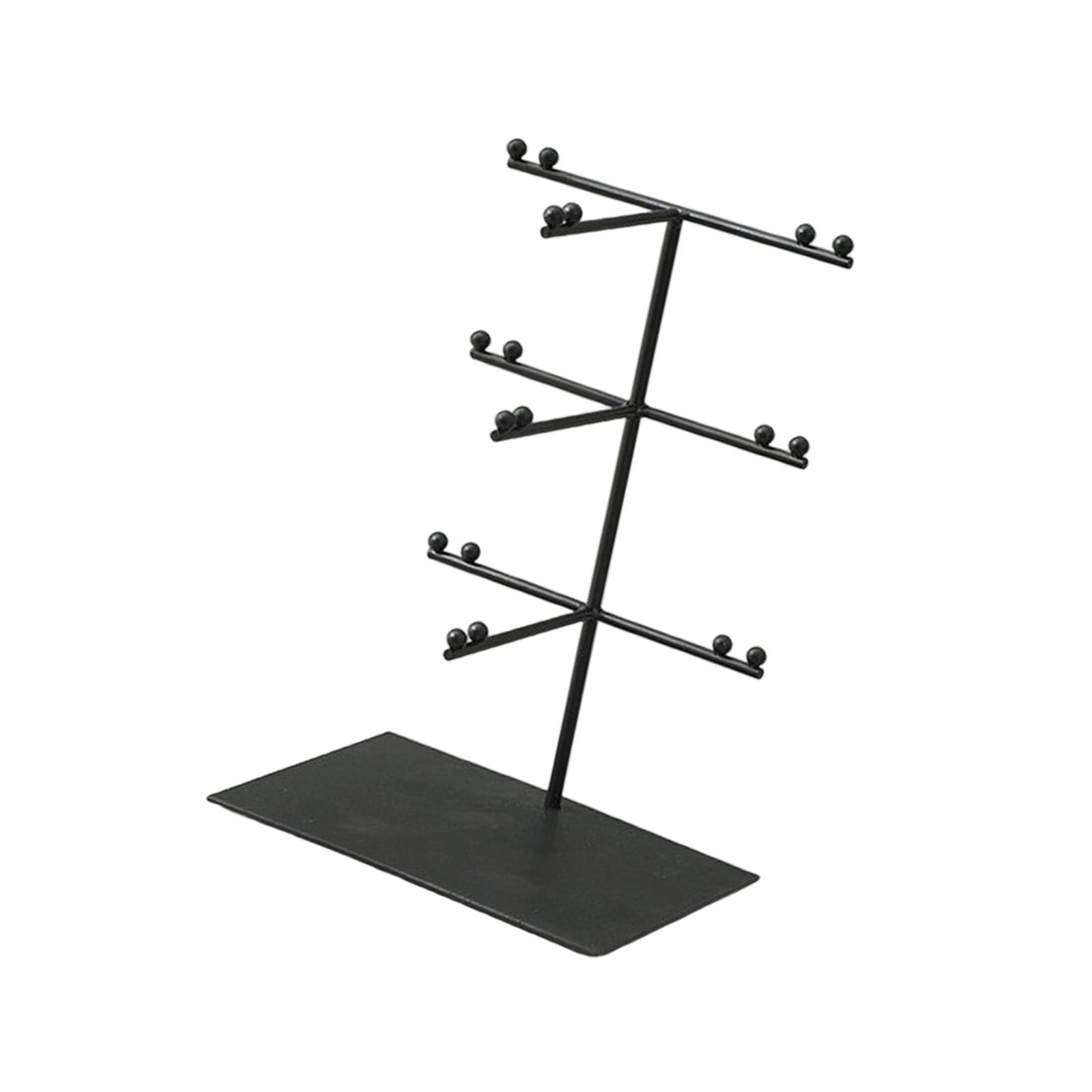 

Настольная подставка-органайзер для солнцезащитных очков, экономящая место, держатель для очков, стойка для демонстрации очков для стола или комода 3 чёрный