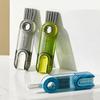 Xiaomi 1pc 3 In 1 Bottle Gap Cleaner Brush Multifunctional Brush Cup Crevice Cleaning Tools Mini Silicone Cup-Holder Cleaner