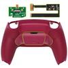 eXtremeRate Pure Color Plastic Rise Remap Kit with Programmable Back Paddle Rubber for PS5 Controller Includes PS5 Controller Upgrade Redesigned Back