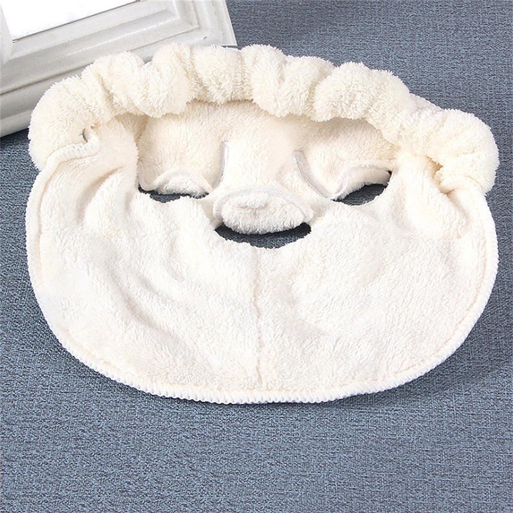 Hot Compress Facial Steam Towel Home Beauty Salon Reusable Moisturizing Skin Care Face Towel 3 Hole