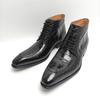 Fashion Business Fashion Men's Ankle Boots Autumn Luxury High Grade Printing Design Business Dress Shoe Genuine Leather Zipper Man Boot