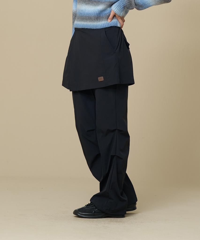 BBC EARTH W Raid Shirred Pants_Black