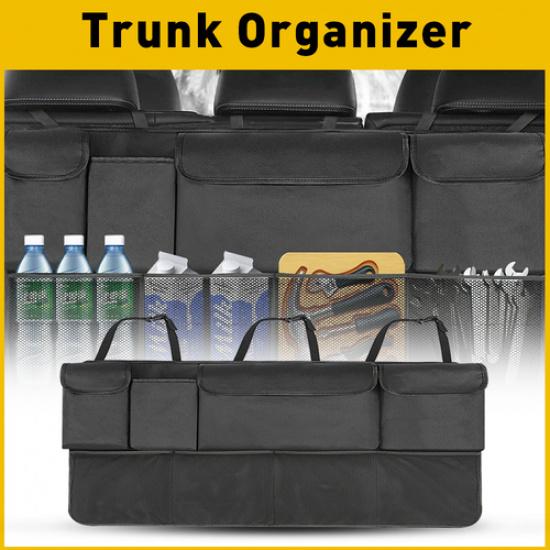 Car Trunk Organizer Oxford Interior Accessories Back Seat Storage Bag 8 Pocket K