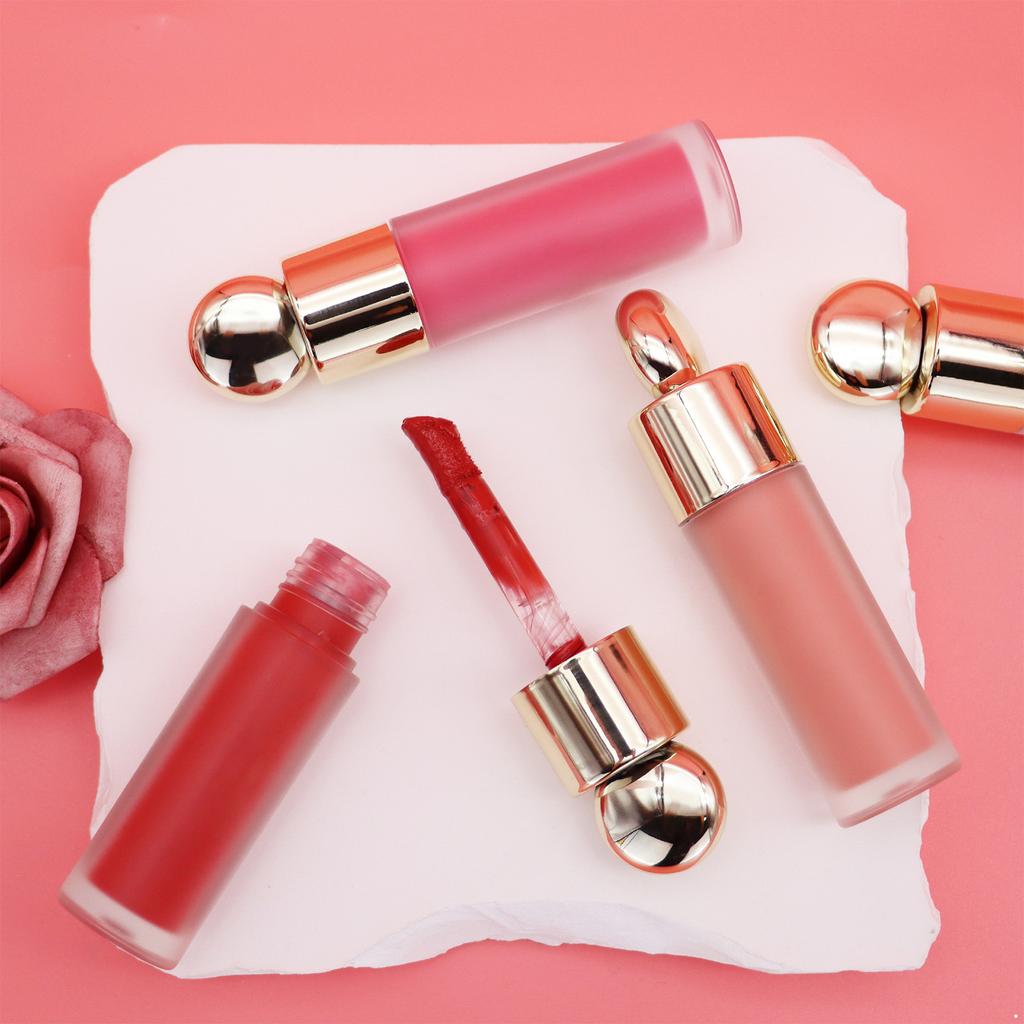 Tekutá tvářenka pro rozzářený vzhled - Jemná, vrstvitelná barva na tváře, Dlouhotrvající přirozený make-up pro ženy