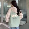 American Retro Splicing Hooded Baseball Uniform Spring and Autumn New Loose Korean Student All-match Fashion Brand Coat Children