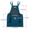 Custom Logo Gardening Apron with Quick Release and Large Pockets for Outdoor Use