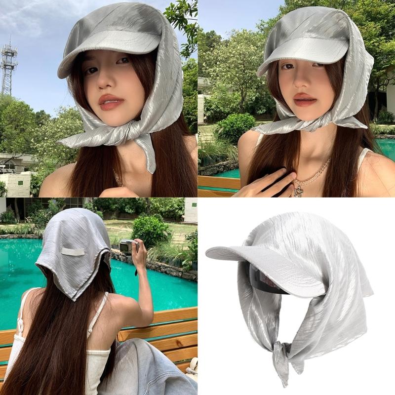 Stylish Sunproof Hat For Women Teens Popular Headscarf Hat Casual Outdoor Activity Sport Baseball Hat Daily Wear