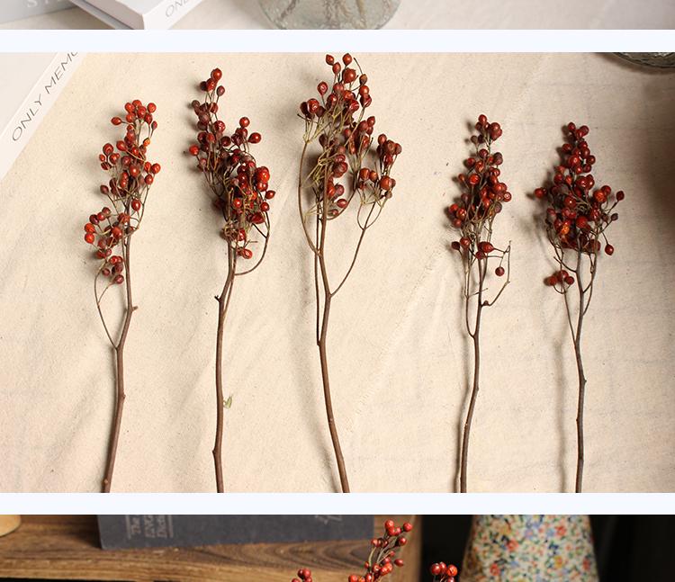 Wabi-Sabi Style Mountain Preserved Flower & Dried Branch Floor Ikebana Ornament