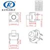 8x8 Waterproof Tactile Switch with Boot, Two-Pin Design