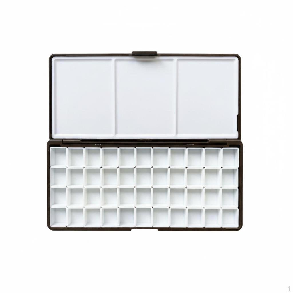 Empty Watercolor Palette Multiple Grid Options Artist's Travel Kit Compact Size Paint Pan