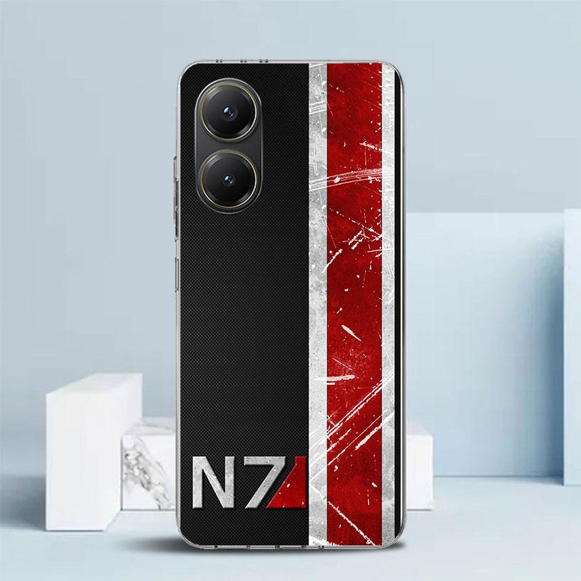 N7 Mass Effect Soft Cover for Xiaomi Poco F7 Ultra X7 X6 X5 Pro M7 Phone Case Redmi 15 15C 13 13C 12 12C 10 10C Print Shell Poco