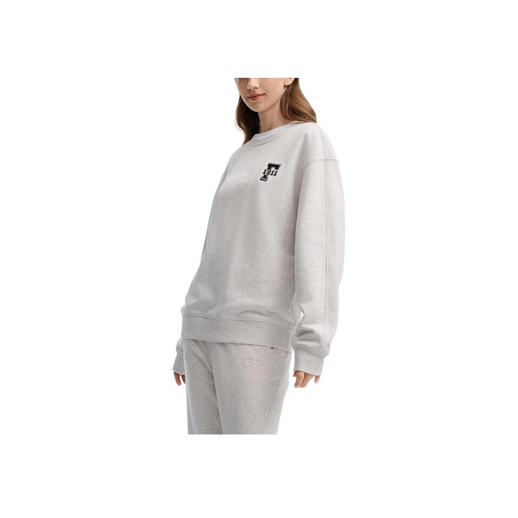 New FILA Sweatshirt Unisex Moonlit Heather Gray F51M449201F-MG