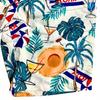 Beach Shorts Youth Hawaiian Shorts Mesh Swim Trunks Slim L