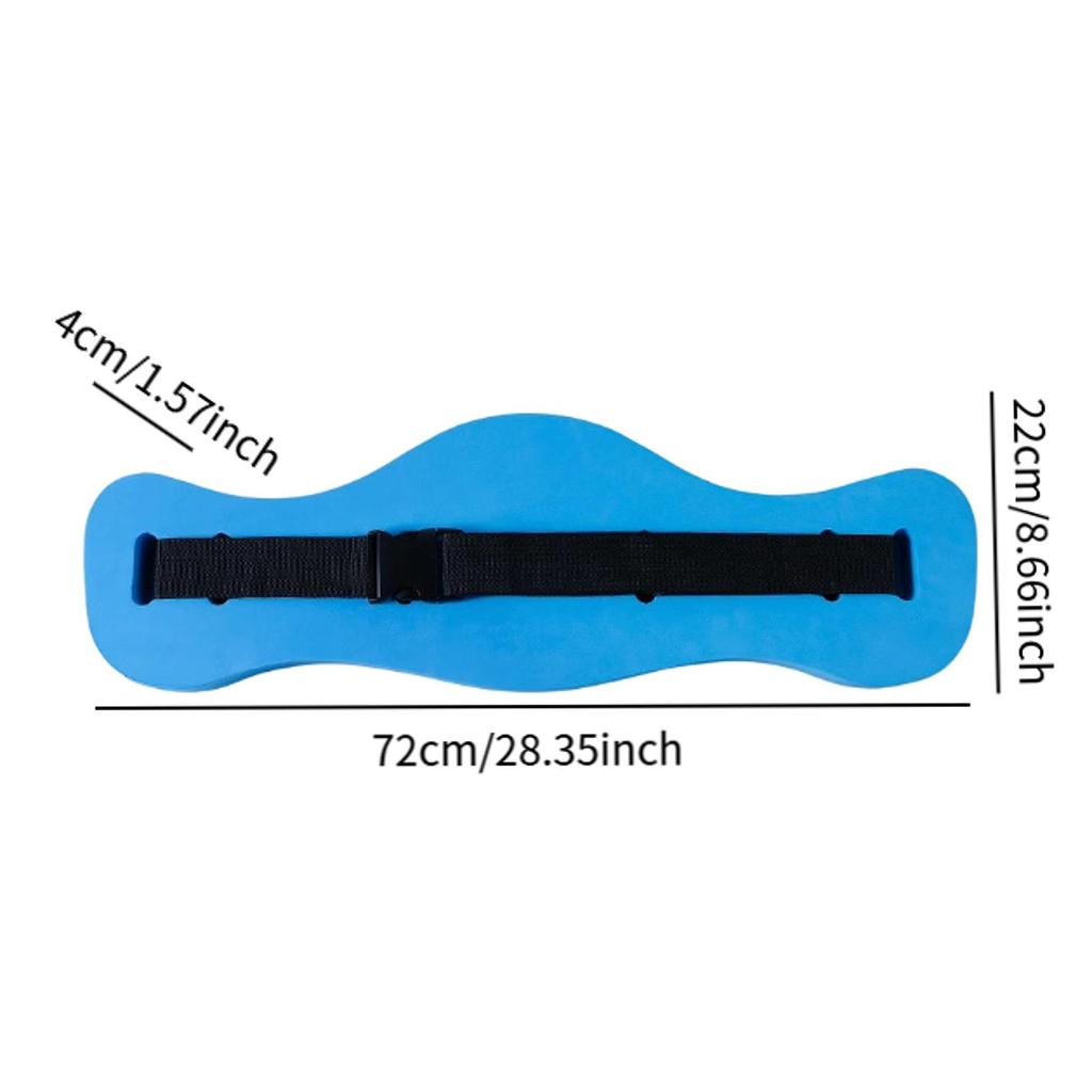 Cintura da Nuoto Regolabile Cintura di Galleggiamento Ausiliaria Cintura Galleggiante in Schiuma EVA Cintura Lombare per Piscina Fitness Allenamento