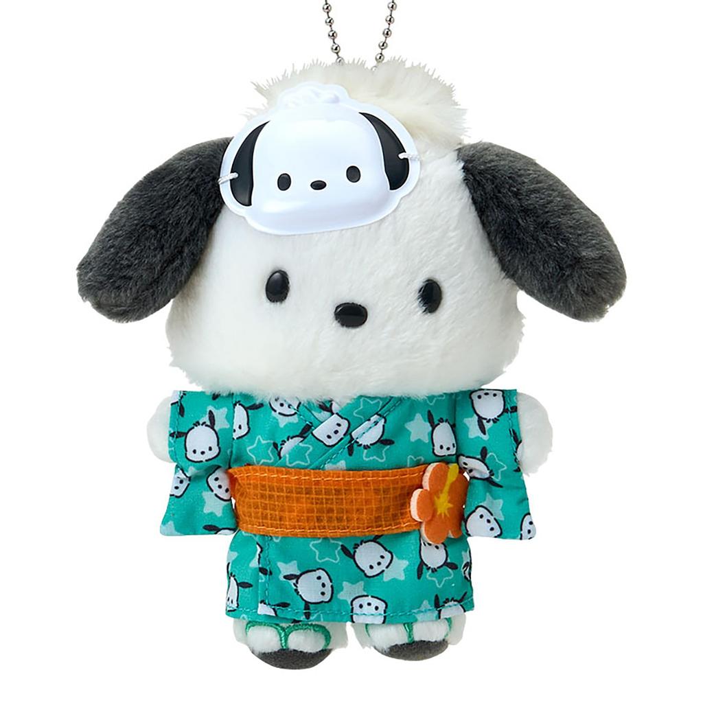 Sanrio Mascot Holder Summer Polyester and Ages 6 and 404471 (Character-filled Festival!) Pochacco, Steel, Up,