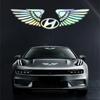 Laser Rainbow Angel Wings Car Fuel Tank Decals For Hyundai Genesis N-LINE I10 I20 I30 I40 IX20 IX35 Kona Getz Veloster Tucson HH60